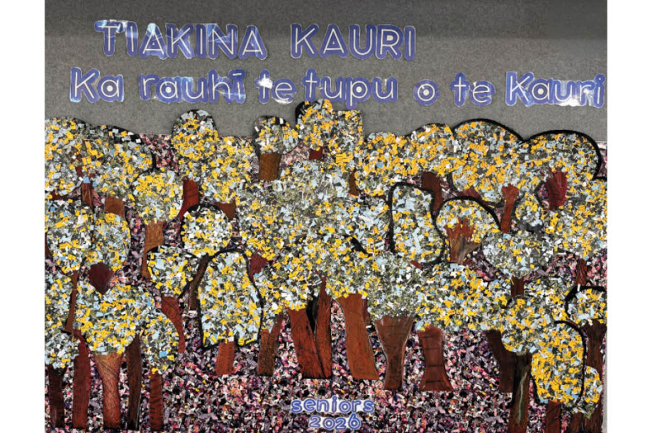 Kauri protection artwork - Credit Birdwood School